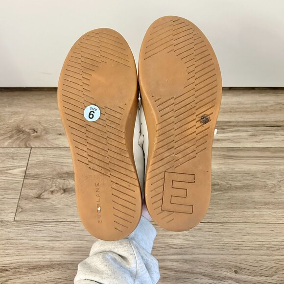 Everlane Releather Tennis Shoes in White Size 6 - Picture 13 of 13